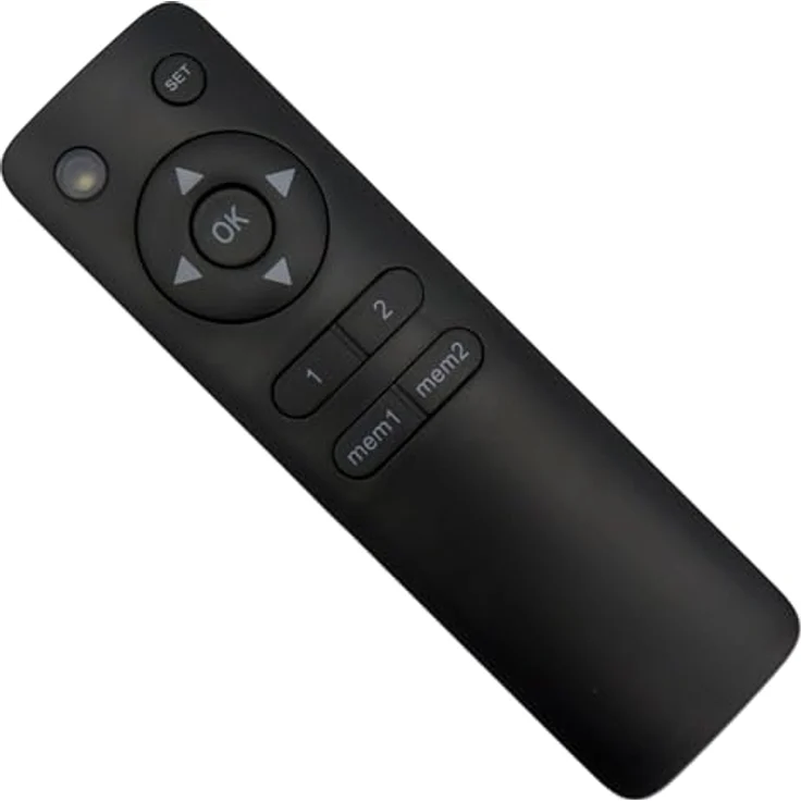 EasyLife Ersatz Funk-Fernbedienung RMT-02 für motorisierte TV-Halterungen: TV-Lift, Wand- und Deckenhalter für LED/LCD/OLED TV - Remote Control in Schwarz – Bild 1