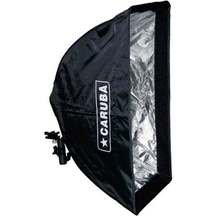 Caruba Speed Softbox Kit 25x60cm, Fotostudio-Equipment für gleichmäßige Lichtverteilung
