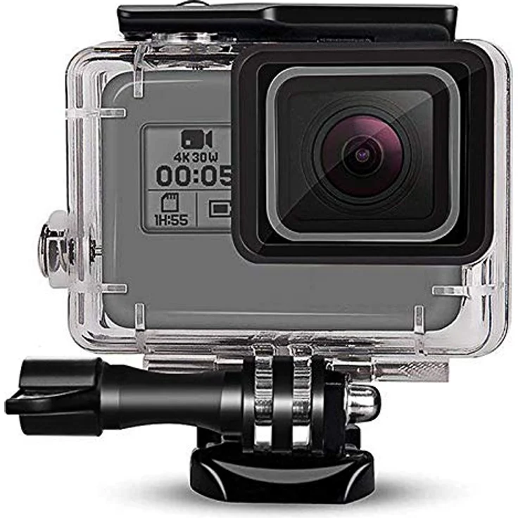 FiTSTILL wasserdichtes Gehäuse für GoPro Hero 7/6/5 Black, 60m Tiefe, Staubschutz, inkl. Zubehör – Bild 1