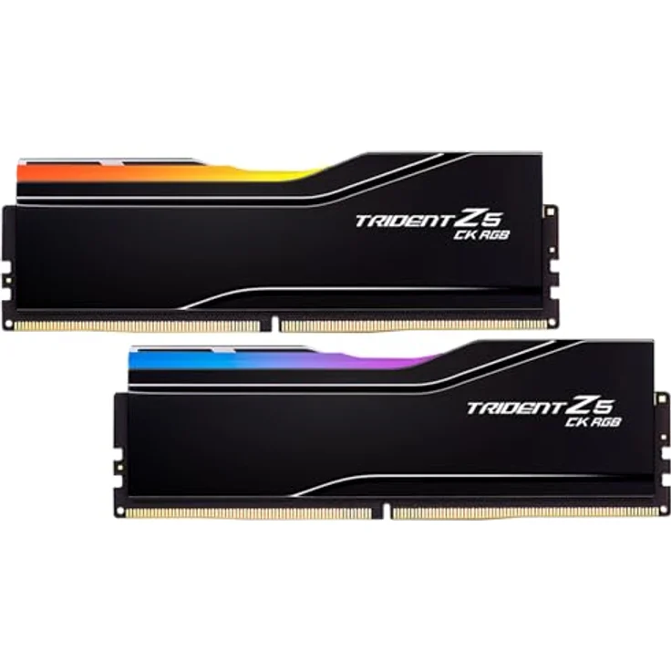 G.Skill Trident Z5 CK RGB DDR5-8200 RAM, CL40, XMP 3.0, CUDIMM - 48 GB Dual-Kit, schwarz - Arbeitsspeicher mit bis zu 8.200 MT/s und RGB-Beleuchtung – Bild 1