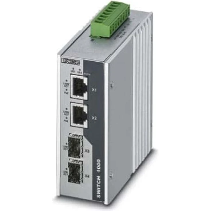 Phoenix Contact FL SWITCH 1000T-2POE-GT-2SFP Industrial Ethernet Switch, Netzwerk Switch
