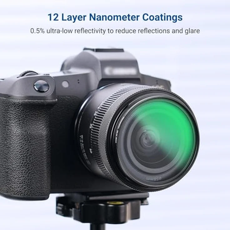 PROfezzion Slim UV Filter 77mm, Schutzfilter mit HD Optical Glass, mehrfach beschichtet, für Canon EOS 6D/6DII/5D Mark IV und Nikon D750/D780 – Bild 3