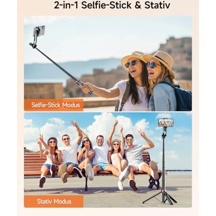 Rollei MagPod Easy Creator, All-in-One-Stativ mit magnetischer Halterung, Schwarz – Bild 8
