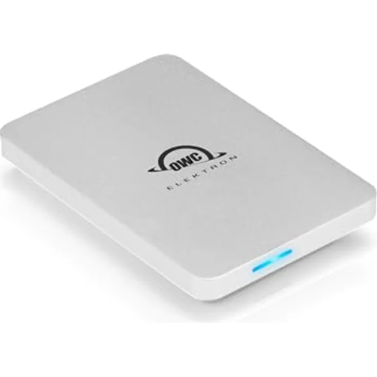 OWC 240GB Envoy Pro Elektron ultra compact USB-C 10Gb/s dust & water resistant rugged - Read/Write ov... (240 GB), Externe SSD, Silber