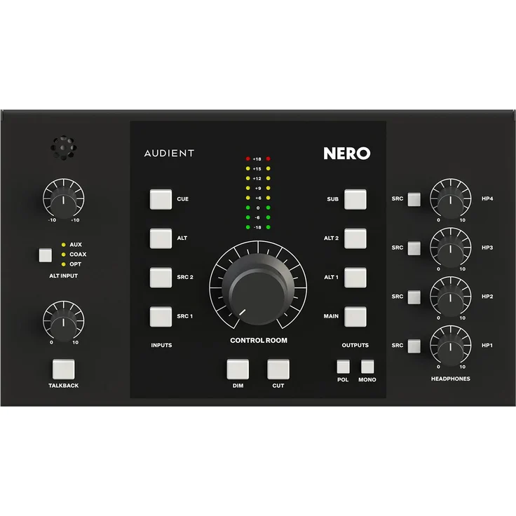 Audient NERO Monitor Contoller, MIDI Controller, Transparent – Bild 1