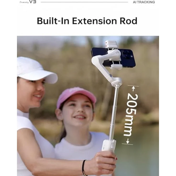Hohem iSteady V3, Gimbal-Stativ für Smartphones, schwarz – Bild 8