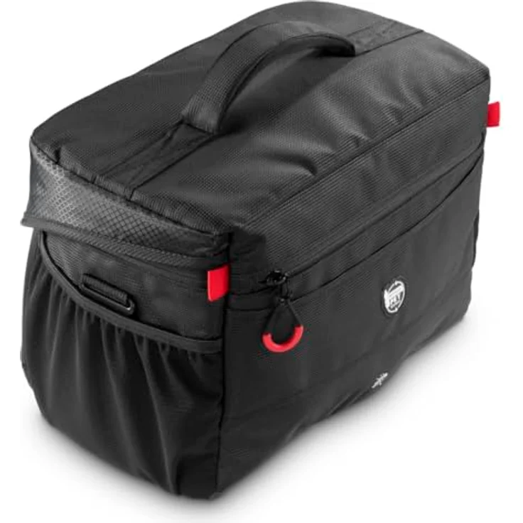 Hama Phoenix (Kamera Schultertasche), Schwarz, Tasche für digitale SLRs und System-Kameras, mit vielen Fächern und verstellbaren Inneneinteilern – Bild 3