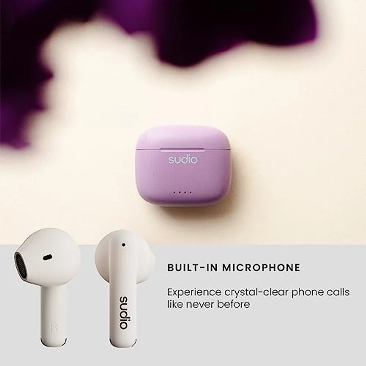 Sudio A1 Tws Kopfhörer Beige Beige One Size, Open-Ear-Ohrhörer mit tiefer Basswiedergabe und wasserresistentem Design – Bild 6