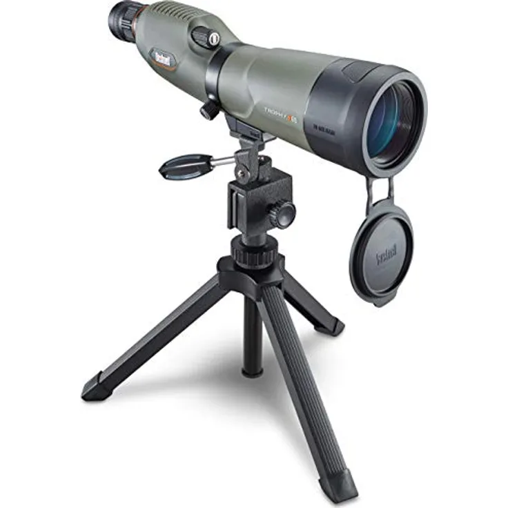 Bushnell - Trophy Xtreme Spektiv - 20-60x65 - Grün - Porroprisma - Voll multivergütet - Robustes ergonomisches Design - Allwetter-Spektiv - Hartschalenkoffer - 886520
