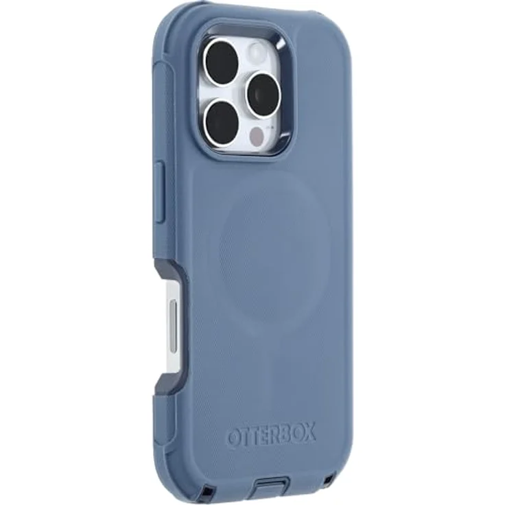 OtterBox Defender Series MagSafe Hülle für iPhone 16 Pro, stoßfest, sturzsicher, extrem robust, Blau – Bild 4