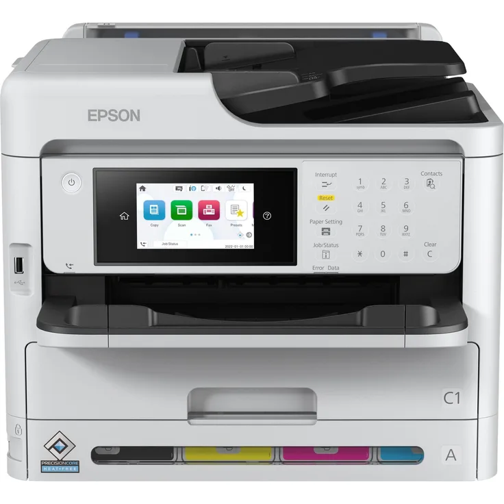 Epson WorkForce Pro WF-C5890DWF PD, Multifunktionsdrucker mit A4-Farb-Printing, Scannen, Kopieren, Faxen, WLAN und USB