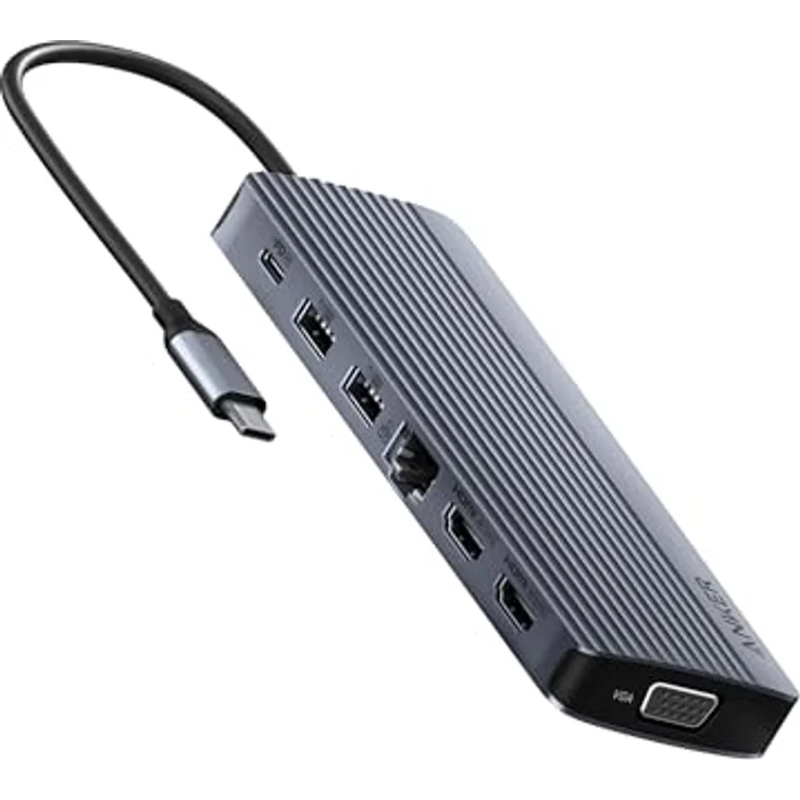 Anker Triple Display USB-C Hub (14-in-1), 4K@60Hz HDMI, 100W Power Delivery, 5 Gbit/s USB Ports, Für MacBook, Lenovo, Dell XPS, HP Laptops (Ohne Ladegerät) – Bild 1