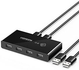 UGREEN USB Switch 2PC KVM USB Switch 2 In 4 Out für stabile Datenübertragung