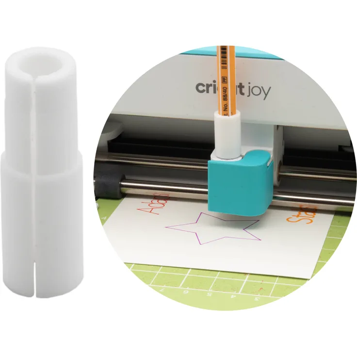 TSB Werk Stiftehalter Stabilo Cricut Joy Adapter, kompatibel mit STABILO 68/88, stabiler Kunststoff, weiß