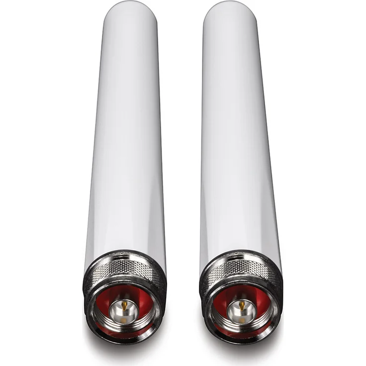 TRENDnet TEW-AO57, 5/7 dBi Dual-Band Antennen-Set für den Außengebrauch, omnidirektional, weiß, 2 Stück