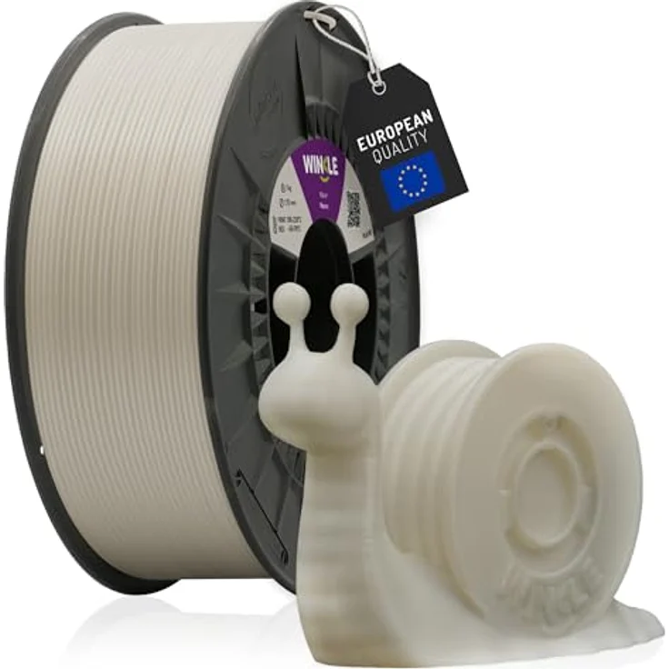 WINKLE PLA HD Filament 1.75mm Knochen Weiß, 1kg Spule, kompatibel mit FDM Druckern, Maßgenauigkeit +/- 0.05mm – Bild 1