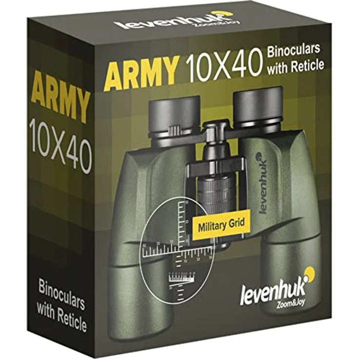 Levenhuk Army 10x40 Fernglas mit Skala, grün – Bild 3