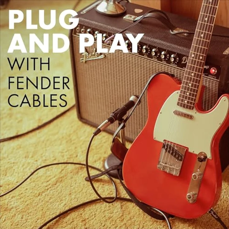 Fender Kabel Deluxe Series, 5,5m, bk tweed angled – Bild 6