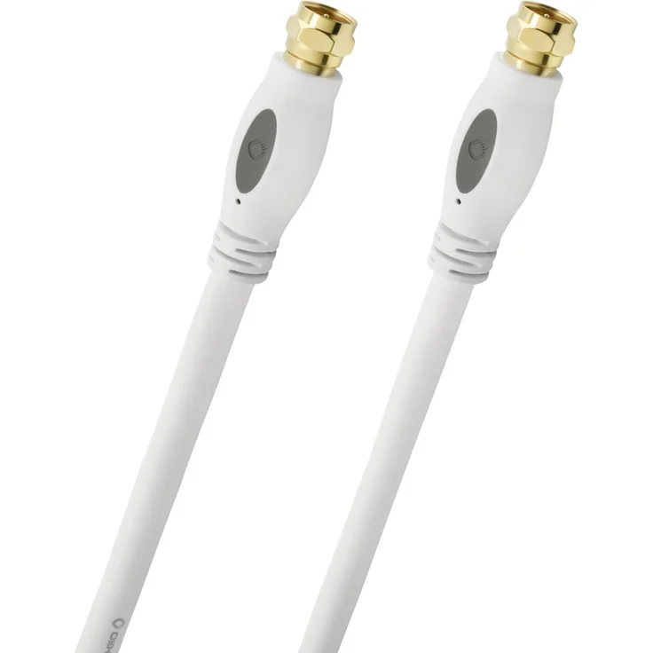OEHLBACH Transmission Plus S Satellitenkabel, 75 cm, F-Stecker, brillante Farbwiedergabe, effektive Schirmung