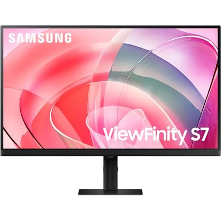 Samsung ViewFinity S70D 4K-Monitor 27 Zoll, UHD, 3.840 x 2.160, HDR10, Easy Setup-Ständer, Eye Saver Mode, LS27D700EAUXEN, Schwarz