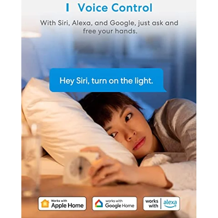 meross WLAN Edison Vintage Glühbirne funktioniert mit Apple HomeKit, Smart Retro Glühbirne Filament E27 warmweißes Licht kompatibel mit Siri, Alexa, Google Home und SmartThings (160g) – Bild 2