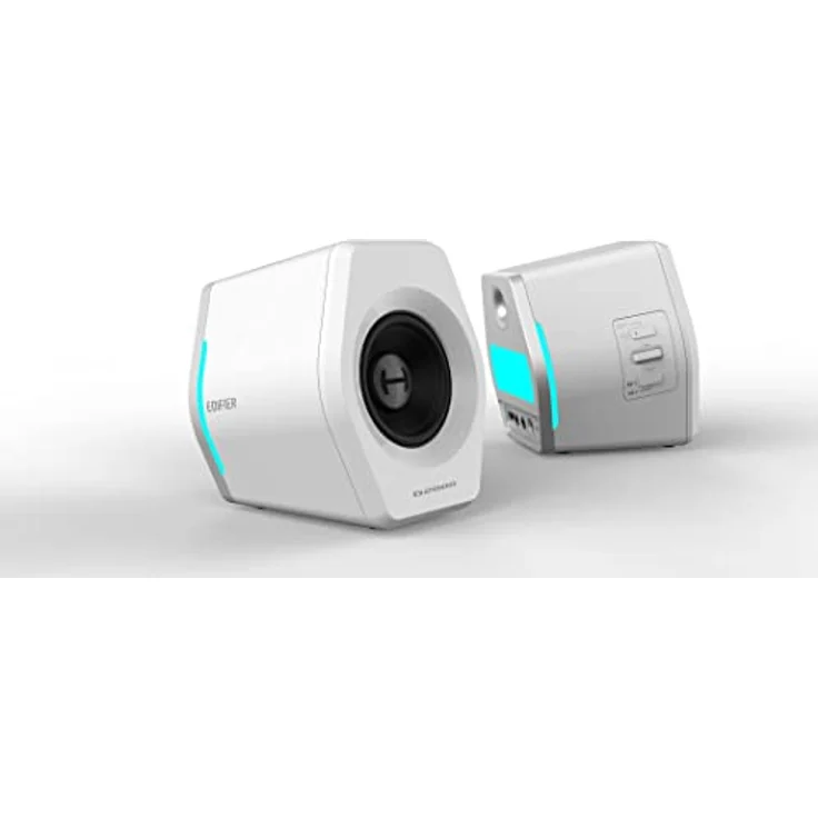 Edifier Aktivboxen G2000 2.0 Bluetooth Gaming RGB weiß – Bild 3