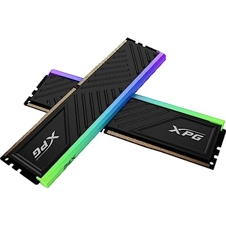 XPG SPECTRIX D35G RGB DDR4 3200MHz CL16 32GB (2x16GB) PC4-25600 RAM 288-Pins UDIMM Desktop Memory Kit Black Heatsink (AX4U320016G16A-DTBKD35G) - Preisvergleich – Bild 1