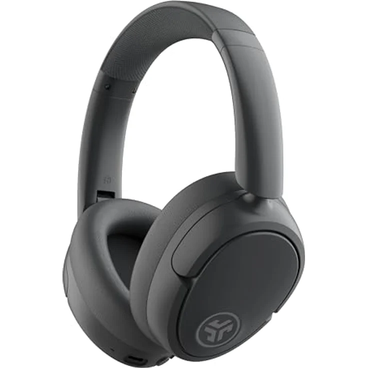 JLab JBuds LUX ANC Smart-Kopfhörer Graphit - Kabellose Over-Ear-Kopfhörer mit Mikrofon, 70+ Stunden Spielzeit, Faltbare Bluetooth, Multipoint und anpassbarem Sound – Bild 1