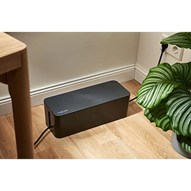 Logilink Kabelbox LogiLink, groß, schwarz, 400x160x135mm (KAB0062) – Bild 6