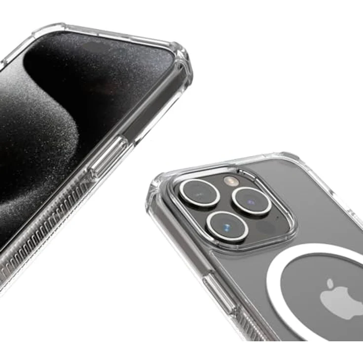 HAMA Extreme Protect Backcover für Apple iPhone 16e, transparent, D3O-Schutz, kratzfest, Anti-Gelbstich, kompatibel mit MagSafe – Bild 14