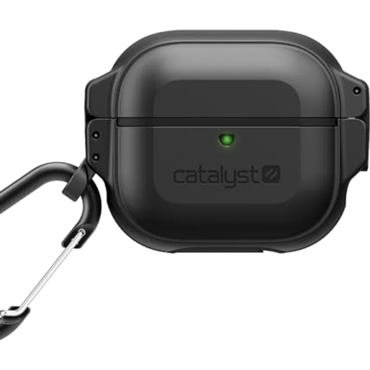 Catalyst Total Protection Case für AirPods 3. Generation, IP68 Wasserbeständig und Sturzfest, Schwarz