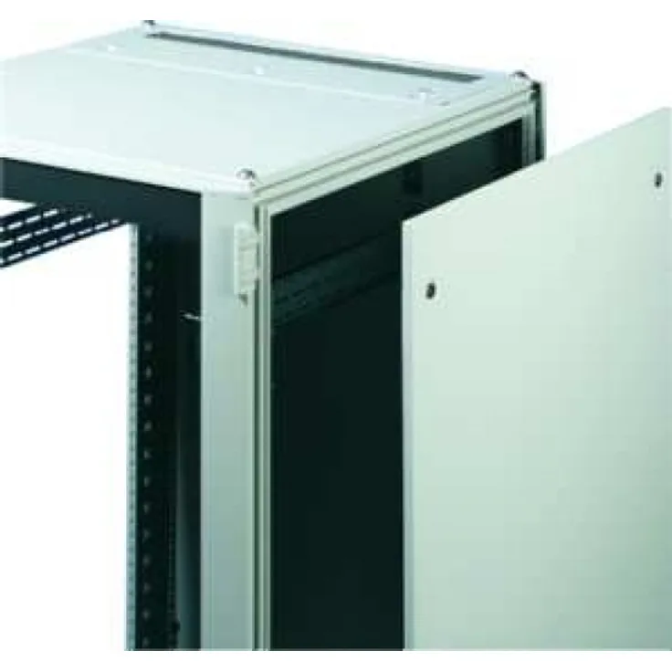 Rittal Seitenwand DK 7824.208, abschließbar, HxT 2000x800mm, pulverbeschichtet in Grau, 2 Stück