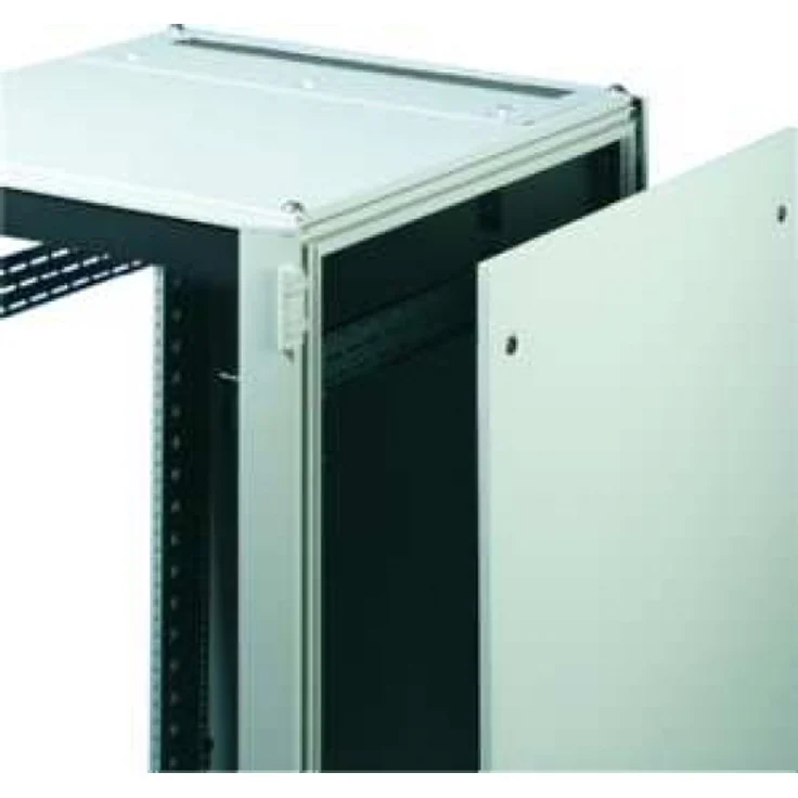 Rittal Seitenwand DK 7824.208, abschließbar, HxT 2000x800mm, pulverbeschichtet in Grau, 2 Stück