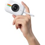 VRURC 10000mAh Powerbank mit integriertem Kabel, PD 20W Schnellladung tragbares Ladegerät, Mini Akkupack für iPhone Samsung - Weiß