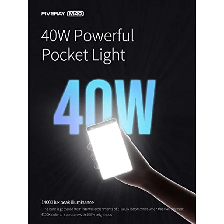 ZHIYUN FIVERAY M40 LED Videoleuchte – Bild 5