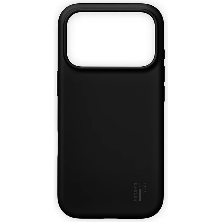 iDeal Of Sweden MagSafe Silicone Cover Black für Apple iPhone 17 Pro, rutschfeste Smartphone Hülle mit Mikrofaserfutter, Schwarz – Bild 1