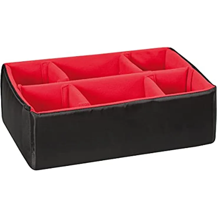 EXPLORER Cases DIV3818 Trenntasche für #3818, Schwarz/Rot - Modular und ideal zum Schutz sensibler Geräte