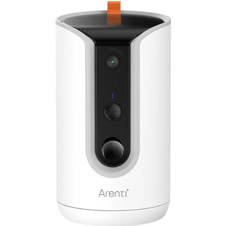 Arenti 2K/Wi-Fi Dog Camera with Treat Dispenser, Netzwerkkamera mit Zwei-Wege-Audio und Alarmfunktion