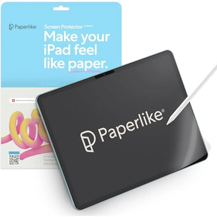 Paperlike 2.1 (2 Stück) für iPad Air 13" (2024) - Transparente Folie zum Schreiben und Zeichnen wie auf Papier – Bild 1