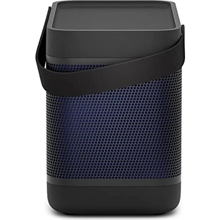 Bang & Olufsen Beolit 20 - Leistungsfähiger, kabelloser, tragbarer 360° Bluetooth Heim- Lautsprecher mit USB-C Ladekabel und integrierter Qi Ladestation - Schwarz Anthracite – Bild 3