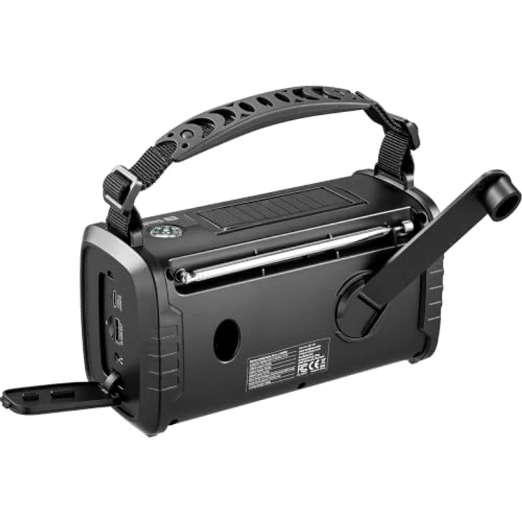 Sandberg Survivor DAB+ Radio All-in-1 20000, DAB+/FM mit Bluetooth 5.3 Lautsprecher und 20000 mAh Powerbank, IP53, Outdoor-tauglich – Bild 4