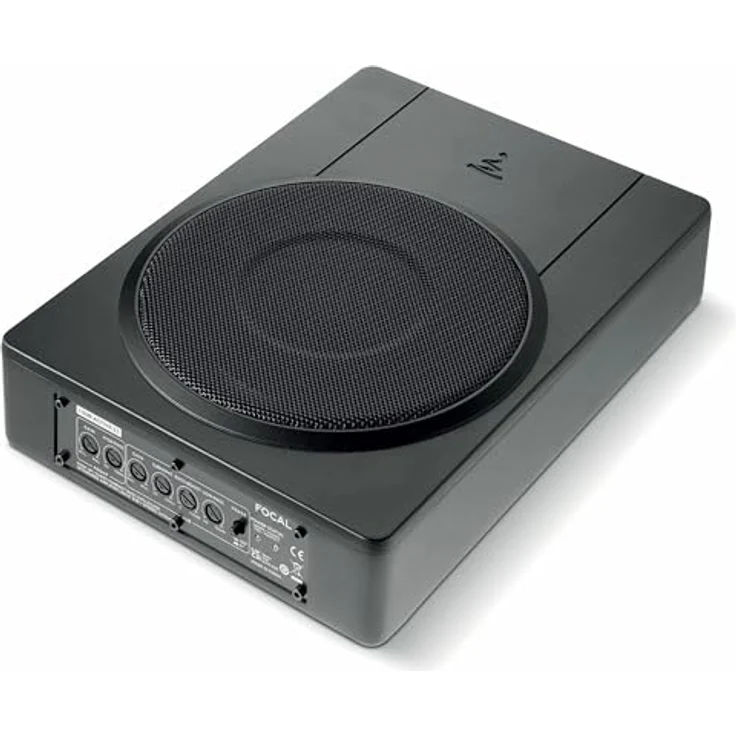 Focal Verstärkter Untersitz-Subwoofer mit integriertem 2-K-Verstärker, 20 cm (8 Zoll), 260 Watt, einstellbarer Hochpass-/Tiefpassfilter – Bild 2