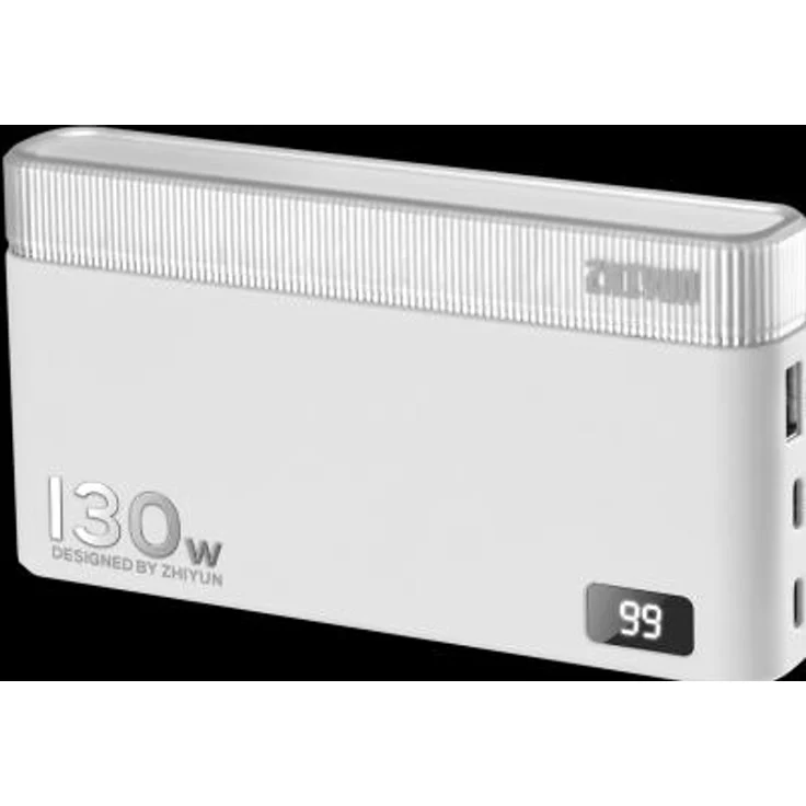 Zhiyun MOLUS 130W Power Bank, tragbare Powerbank mit 130 W, weiß