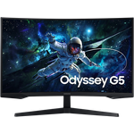Samsung Odyssey G55C (32“) QHD Gaming Monitor, 32" Schwarz