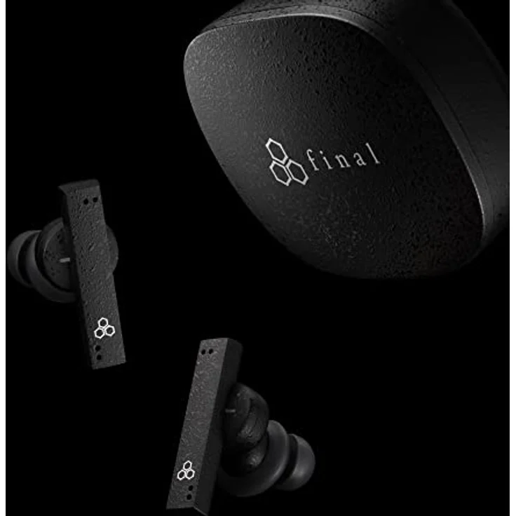 final ZE8000 - True Wireless Kopfhörer mit Aktiver Geräuschunterdrückung - 8K Sound - Bluetooth 5.2 - IPX4-15 Stunden Wiedergabezeit - aptX Adaptive - Snapdragon Sound - Schwarz – Bild 2