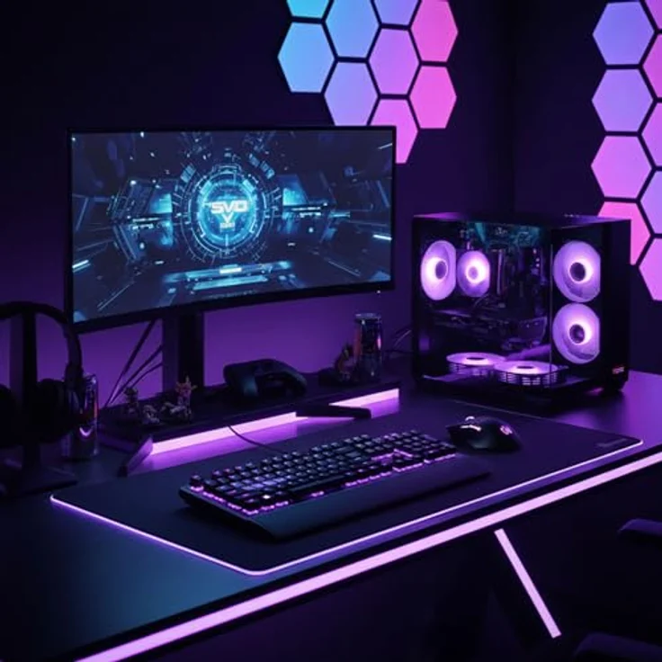 PC Store NCA Chronicle Gaming PC Triorama, Intel E5-2678v3, 12 Kerne, 16 GB RAM, 240 GB SSD, Nvidia GeForce RTX 3050, Luftkühlung, Windows 11, Schwarz – Bild 9