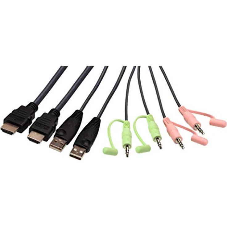 Aten CS22H 2-Port USB 4K HDMI Cable KVM Switch with Remote Port Selector – Bild 2