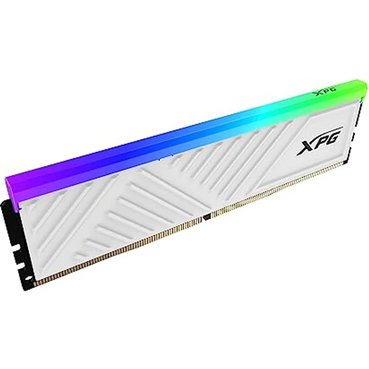 XPG SPECTRIX D35G RGB DDR4 3200MHz CL16 32GB (2x16GB) PC4-25600 RAM White Heatsink - Kompaktes Low-Profile-Kühlkörper-Design, Anpassbare RGB-Lichteffekte, Unterstützt Intel XMP 2.0 – Bild 3