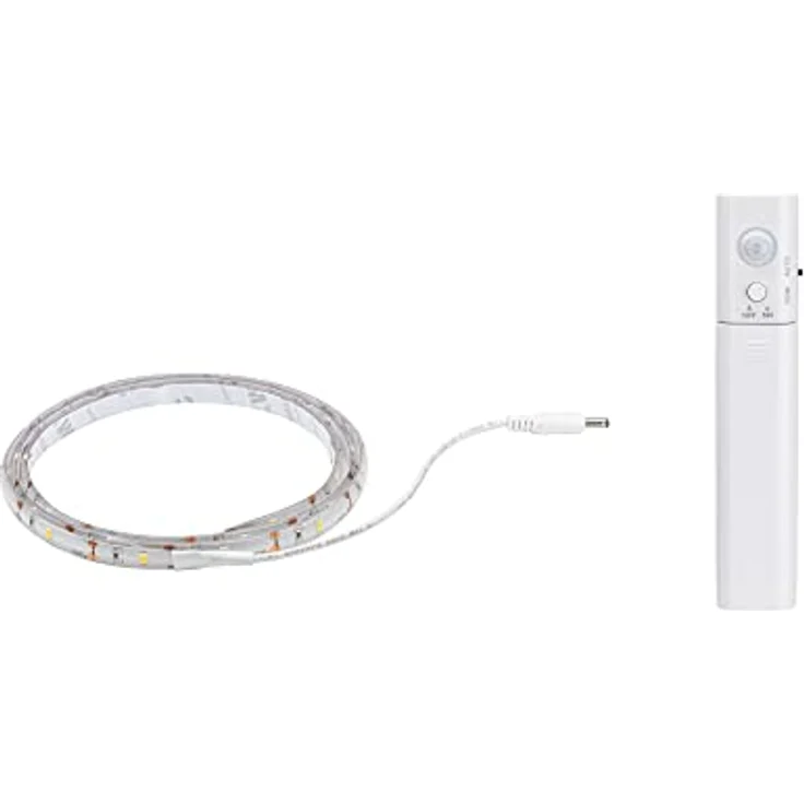 Paulmann 78899 LED Strip batteriebetrieben inkl. Bewegungsmelder 1m 2W 156lm/m 3000K Weiß Kunststoff – Bild 4