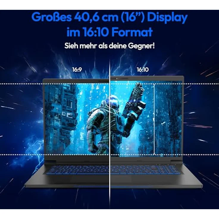 Erazer Beast 16 X1 Ultimate 16" 2.5K Core Ultra 9 275HX 32GB/2TB SSD RTX 5090 Win11 MD62732 – Bild 5